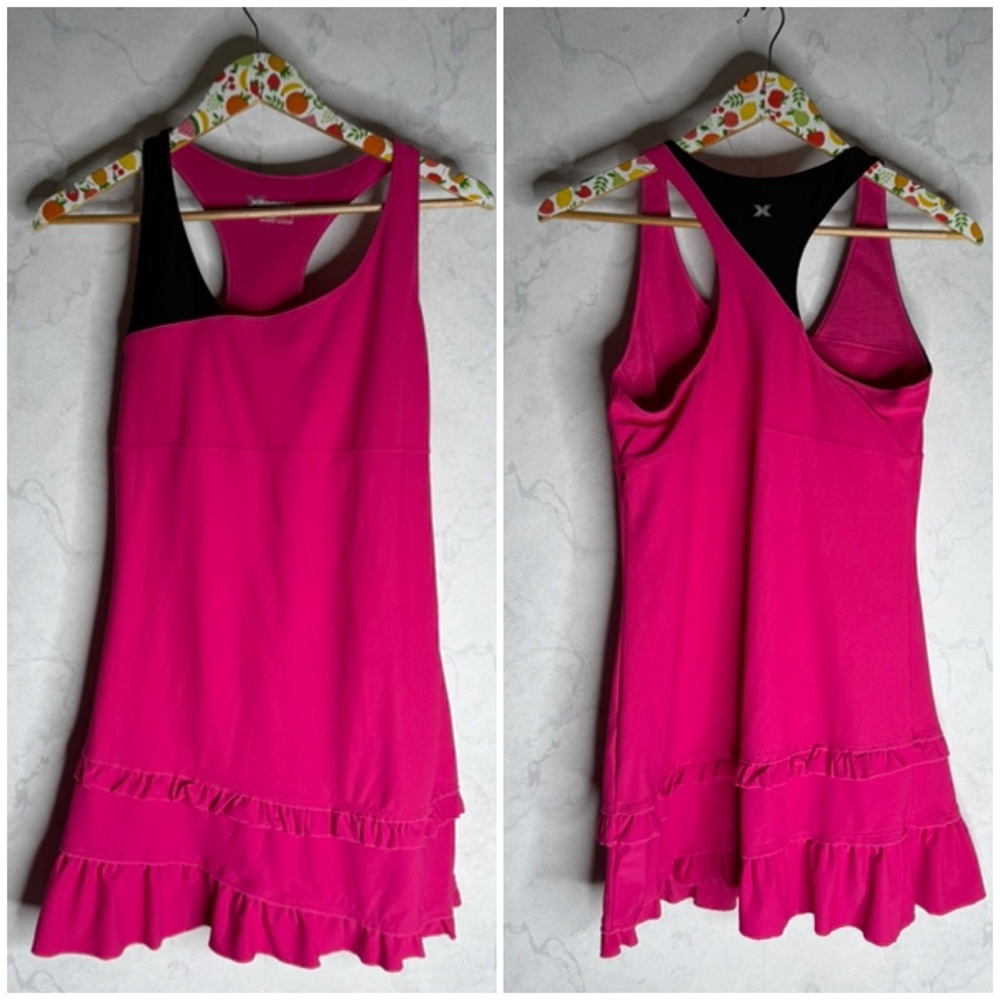 Hot pink sporty athletic tennis dress size medium